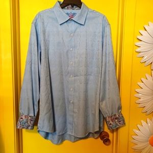 Robert Graham Mens Classic Shirt size 2XL